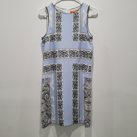 Joe Fresh Light Blue and Black Mini Dress - Picture 1 of 5